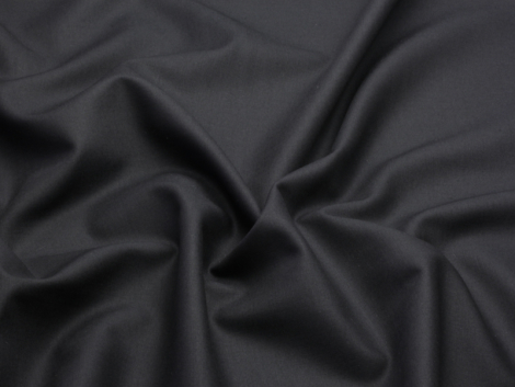 Uni stoffe - KONA cotton solids - BLACK  139