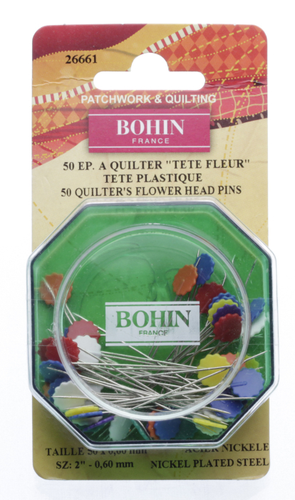 50 Flower head pins