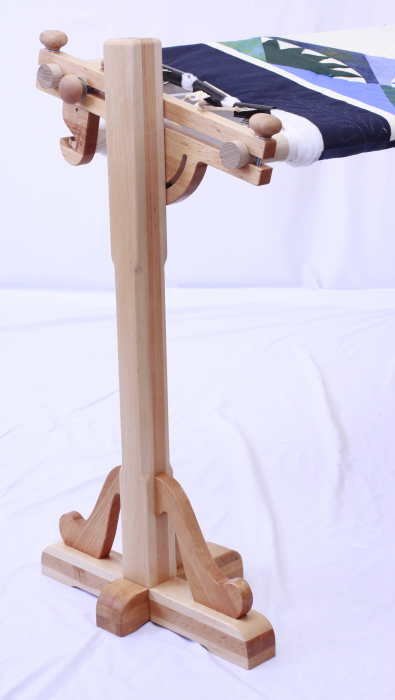 Quiltrahmen 4-Stangensystem "Love" Erle - Glatter Stiel bis 1 Meter