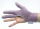 Regis Grip Machine Quilting Gloves -- gray/magenta -- floral -- S