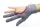 Regis Grip Machine Quilting Gloves -- gray/magenta -- lace -- XL