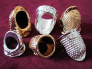 Roxanne Thimbles: Gold- & Silver-Plated Silverplatet 3,5