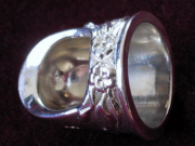 Roxanne Thimbles: Gold- & Silver-Plated Silverplatet 6