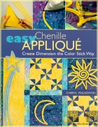 Easy chenille applique. Create dimension the color stick...