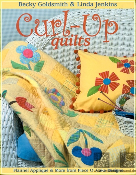 Curl-up quilts. Flannel applique & more from Piece OCake Designs
