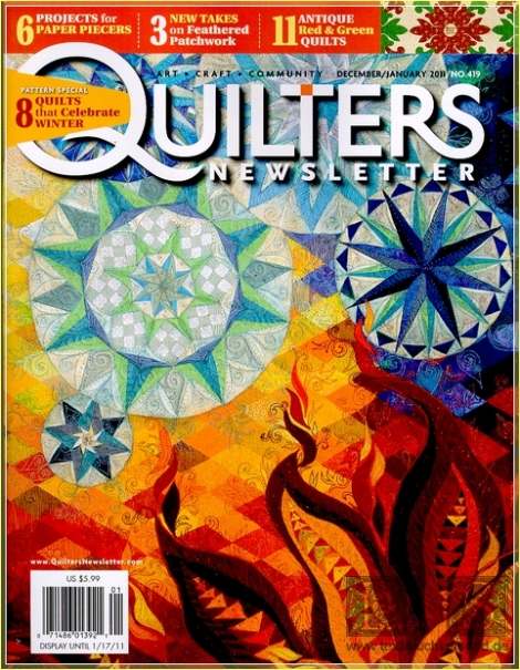 Quilters Newsletter Magazine Ausgabe 419