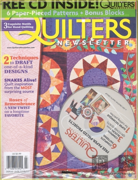 Quilters Newsletter Magazine Ausgabe 422