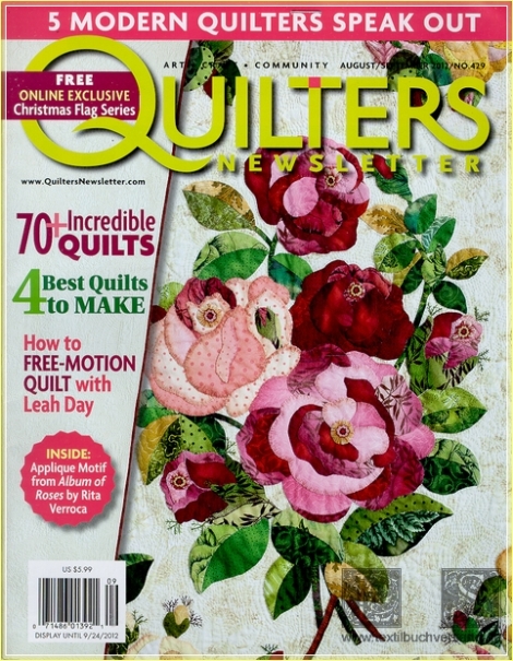 Quilters Newsletter Magazine Ausgabe 429