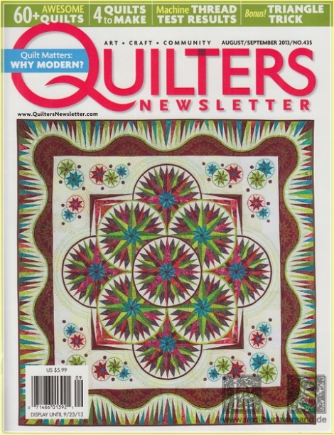 Quilters Newsletter Magazine Ausgabe 435