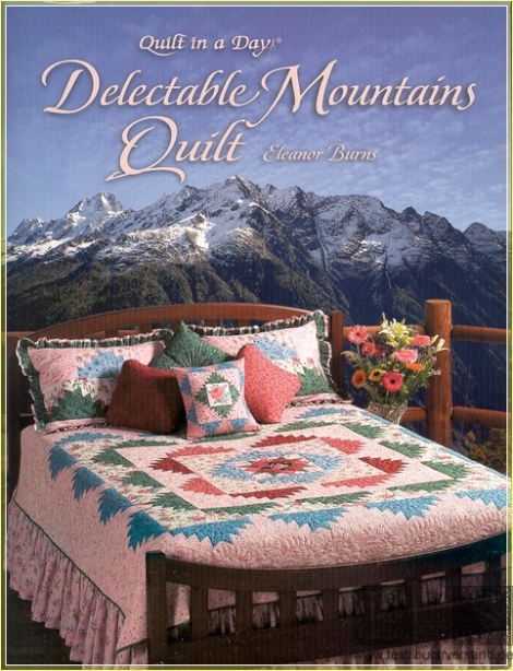 Delectable Mountains quilt (+ Schablone)