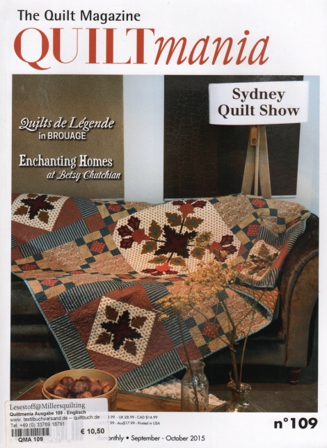 Quiltmania Ausgabe 109 - Englisch