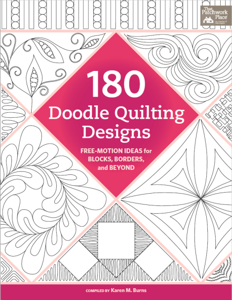180 Doodle Quilting Designs: Free-Motion Ideas for Blocks, Borders, and Beyond