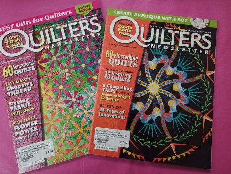 Konvolut! 6 Quilters Newsletter Magazine 2013 Komplett