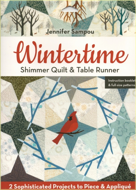Wintertime: Shimmer Quilt & Table Runner - Jennifer Sampou