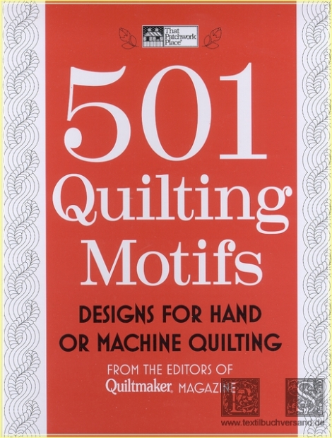 501 Quilting Motifs - Designs for Hand or Machine Quilting- Ringgebunden