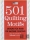 501 Quilting Motifs - Designs for Hand or Machine Quilting- Ringgebunden